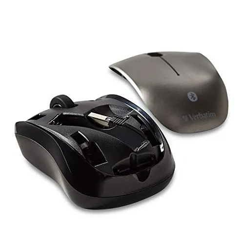 Verbatim Bluetooth Multi-Trac LED Tablet Mouse - Optical - Wireless - Bluetooth - 1 Pack - 1600 dpi - Scroll Wheel - Symmetrical