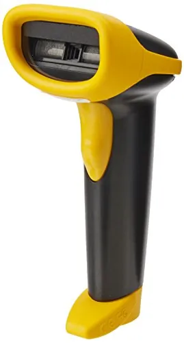 Wasp WWS550I Freedom Cordless Barcode Scanner - 635 nm - 230 Scan Per Second - Wireless - Yellow, Black