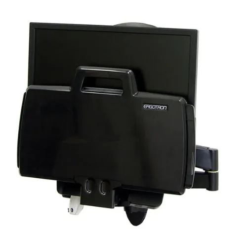 ERGOTRON 200 SERIES COMBO ARM (BLACK) WALL MOUNT.ATTACH AN LCD AND KEYBOARD TO T