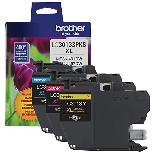 Brother LC3013C Ink Cartridge - Single Pack - Cyan - Inkjet - High Yield - 400 Pages - 1 Each