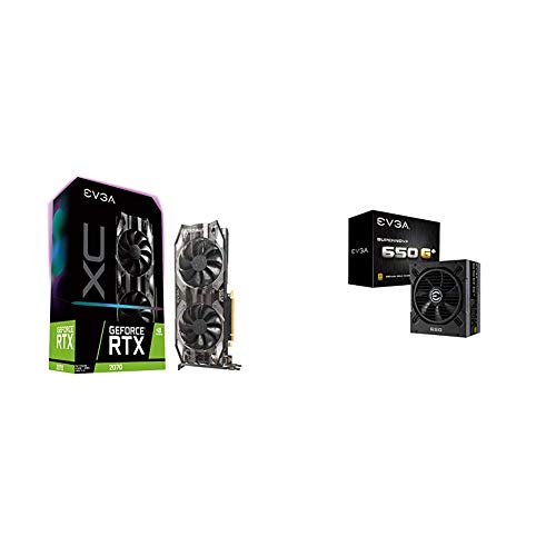 EVGA Video Card 08G-P4-2172-KR GeForce RTX 2070 XC Gaming 8GB GDDR6 HDB Fan and RGB LED Retail
