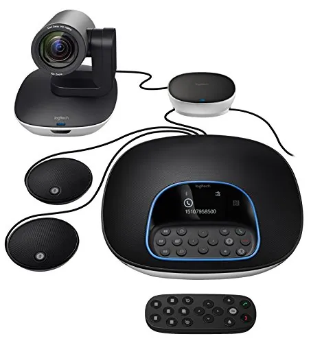 Logitech GROUP Video Conferencing System Plus Expansion Mics - 1920 x 1080 Video (Content) - 30 fps - USB