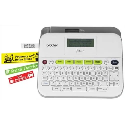 Brother P-Touch - PT-D400AD Desktop Labelmaker - Thermal Transfer- Monochrome - Lablemaker - 180 dpi - Desktop - Auto Power Off - Laminated Tape