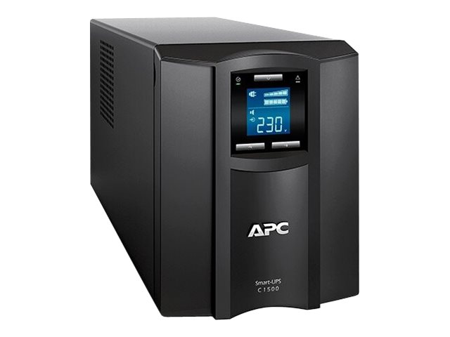 APC by Schneider Electric Smart-UPS C 1500VA LCD 230V - Tower - 3 Hour Recharge - 8 Minute Stand-by - 230 V AC Output