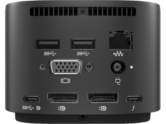 HP Docking Station - for Notebook - 120 W - USB Type C - 5 x USB Ports - 3 x USB 3.0 - Network (RJ-45) - VGA - DisplayPort - Thunderbolt - Wired