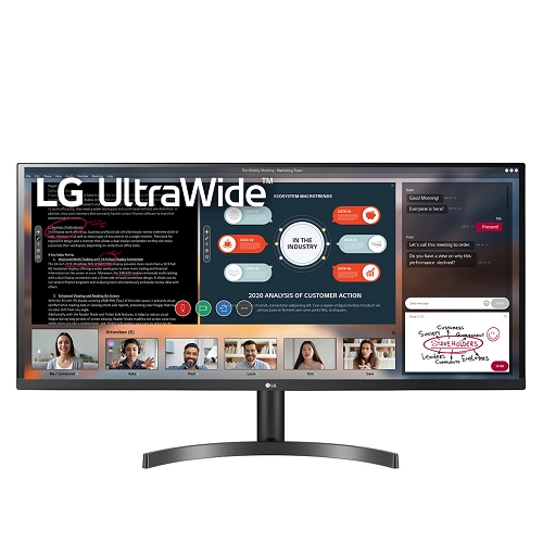 34 34WL60TM-B HDMI/DisplayPort 2560x1080 21:9 UltraWide IPSMonitor w/AMD FreeSync