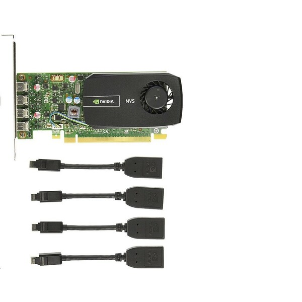 2GB nVIDIA Quadro NVS 510 4x Mini DisplayPort PCI Express x16 Graphic Card 0B47077