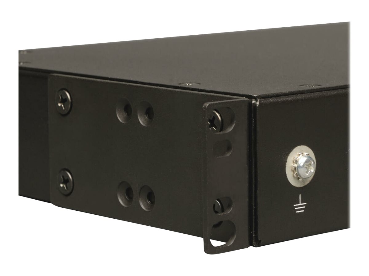 TRIPP LITE, 3.2-3.8KW SINGLE-PHASE METERED PDU, 200-240V (8 C13 & 2 C19), C20 / L6-20P ADAPTER, 12FT CORD, 1U RACK-MOUNT, TAA