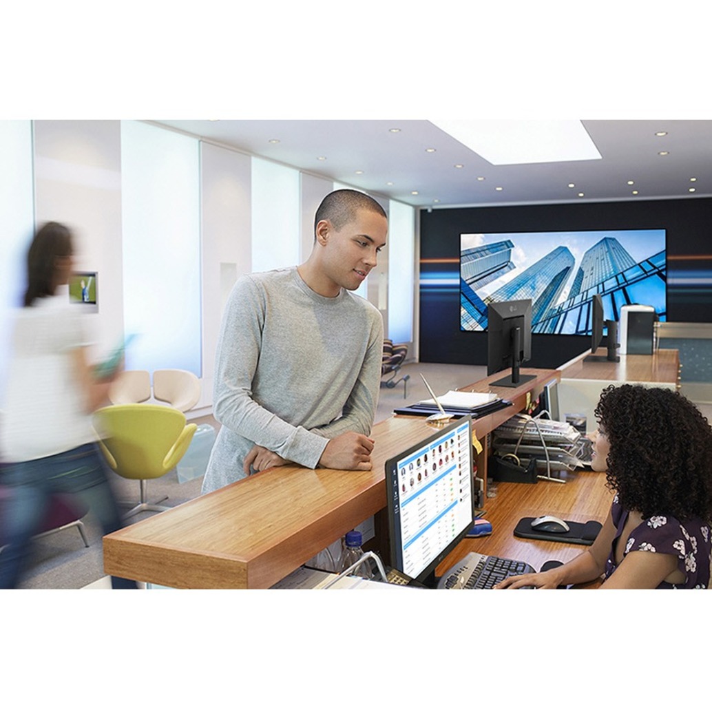 LG Thin Client 24CK550W-3A 24.0 inch AMD Pairie Falcon GX-212JJ/ 4GB DDR4/ 32GB SSD/ Windows 10 IoT Enterprise All-in-One PC (Black)