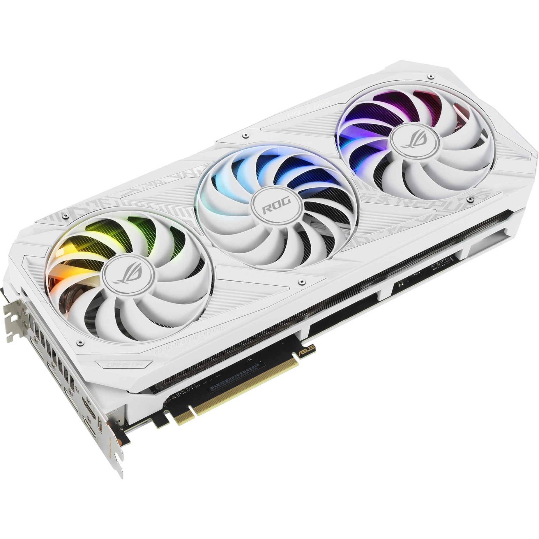 10GB Asus GeForce RTX 3080 V2 White PCI Express 4.0 x16 ROG-STRIX-RTX3080-O10G-WHITE-V2