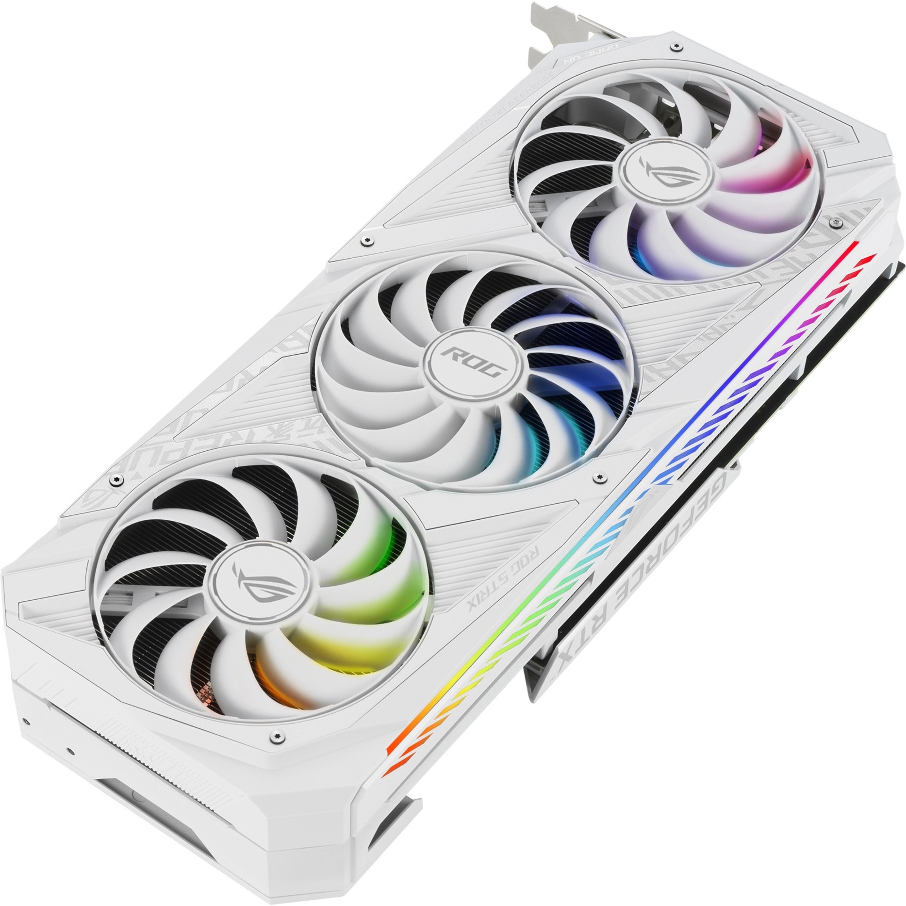 10GB Asus GeForce RTX 3080 V2 White PCI Express 4.0 x16 ROG-STRIX-RTX3080-O10G-WHITE-V2