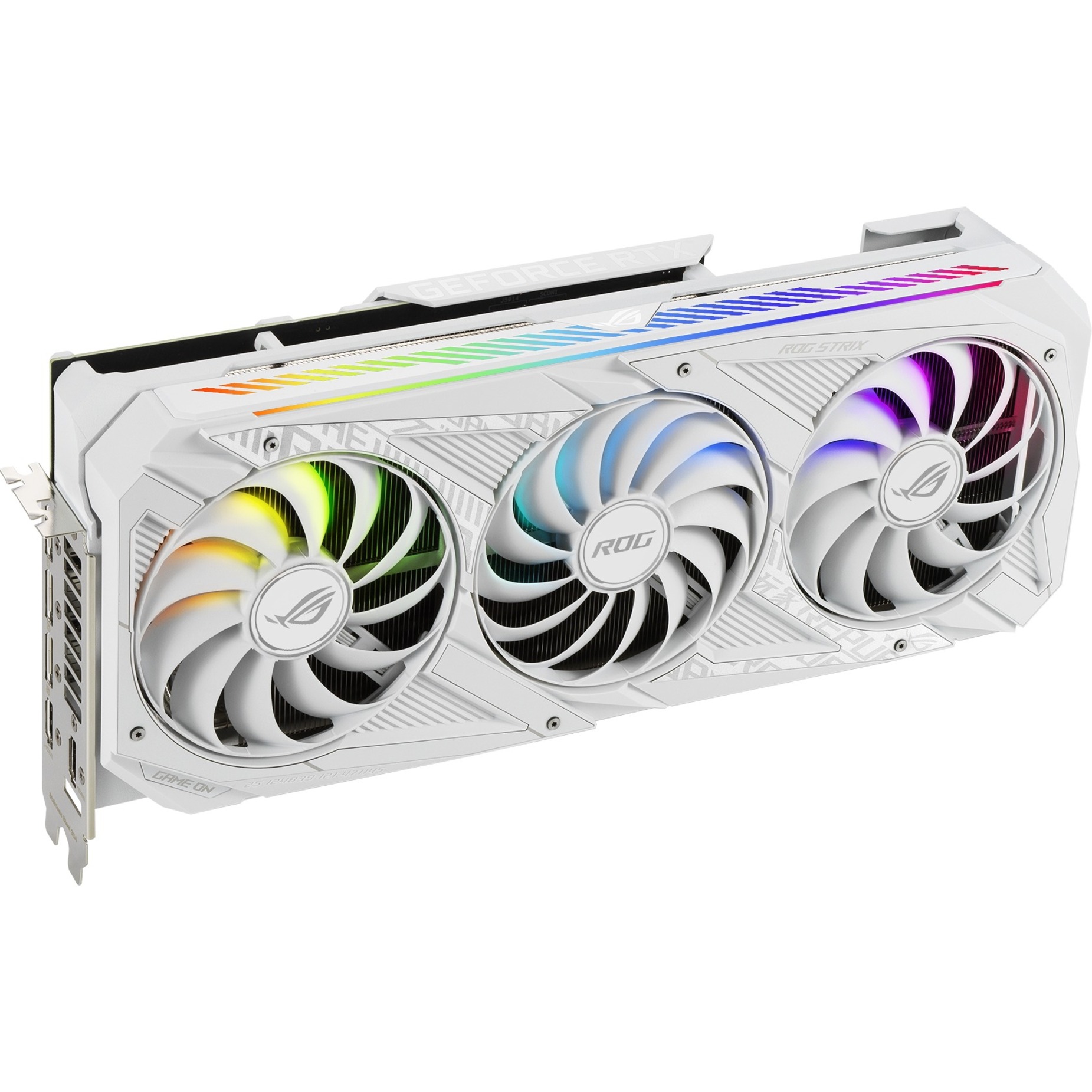 10GB Asus GeForce RTX 3080 V2 White PCI Express 4.0 x16 ROG-STRIX-RTX3080-O10G-WHITE-V2