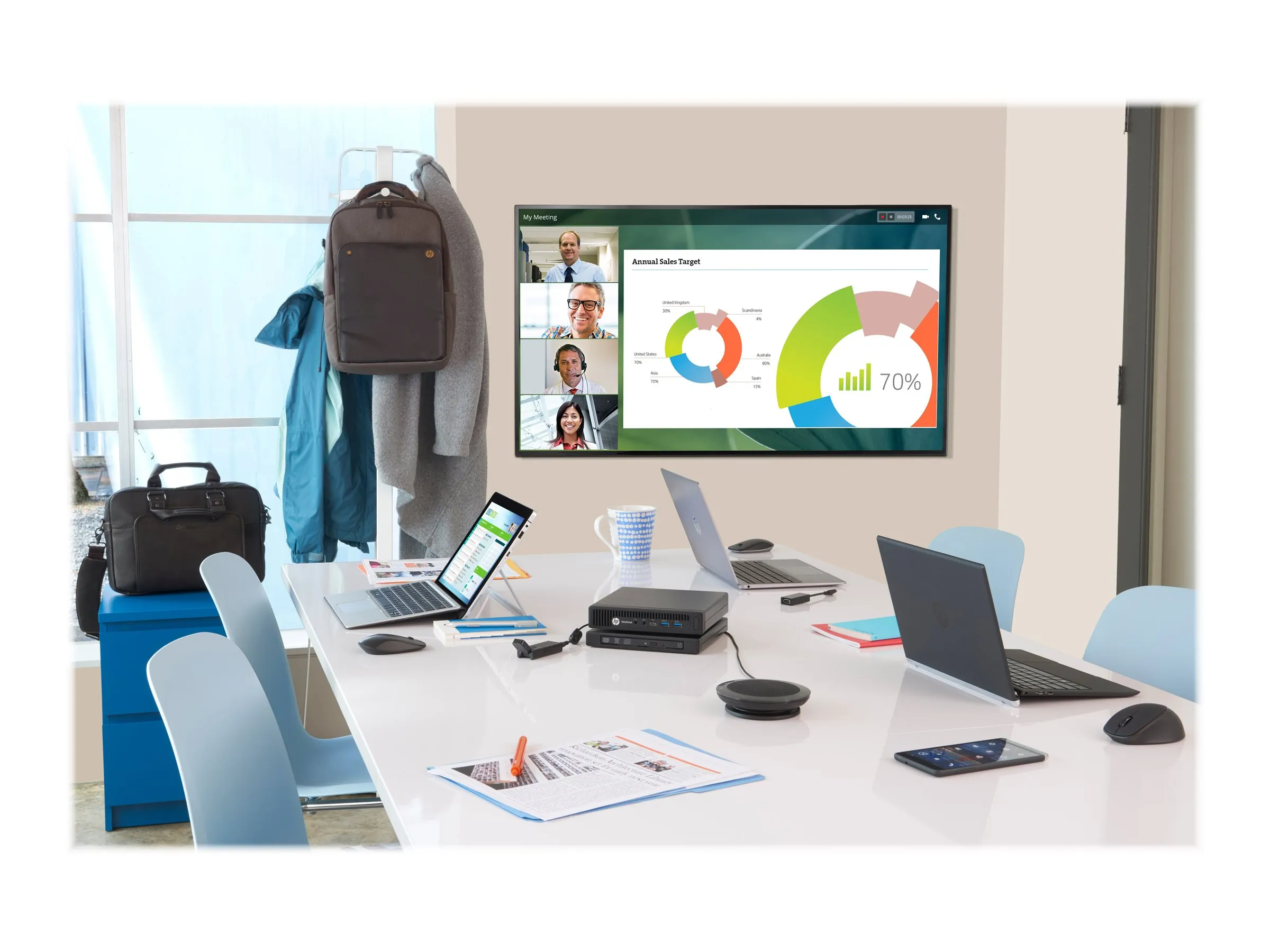 HP EliteDesk 800 G2 Desktop Computer - Intel Core i5 (6th Gen) i5-6500T 2...