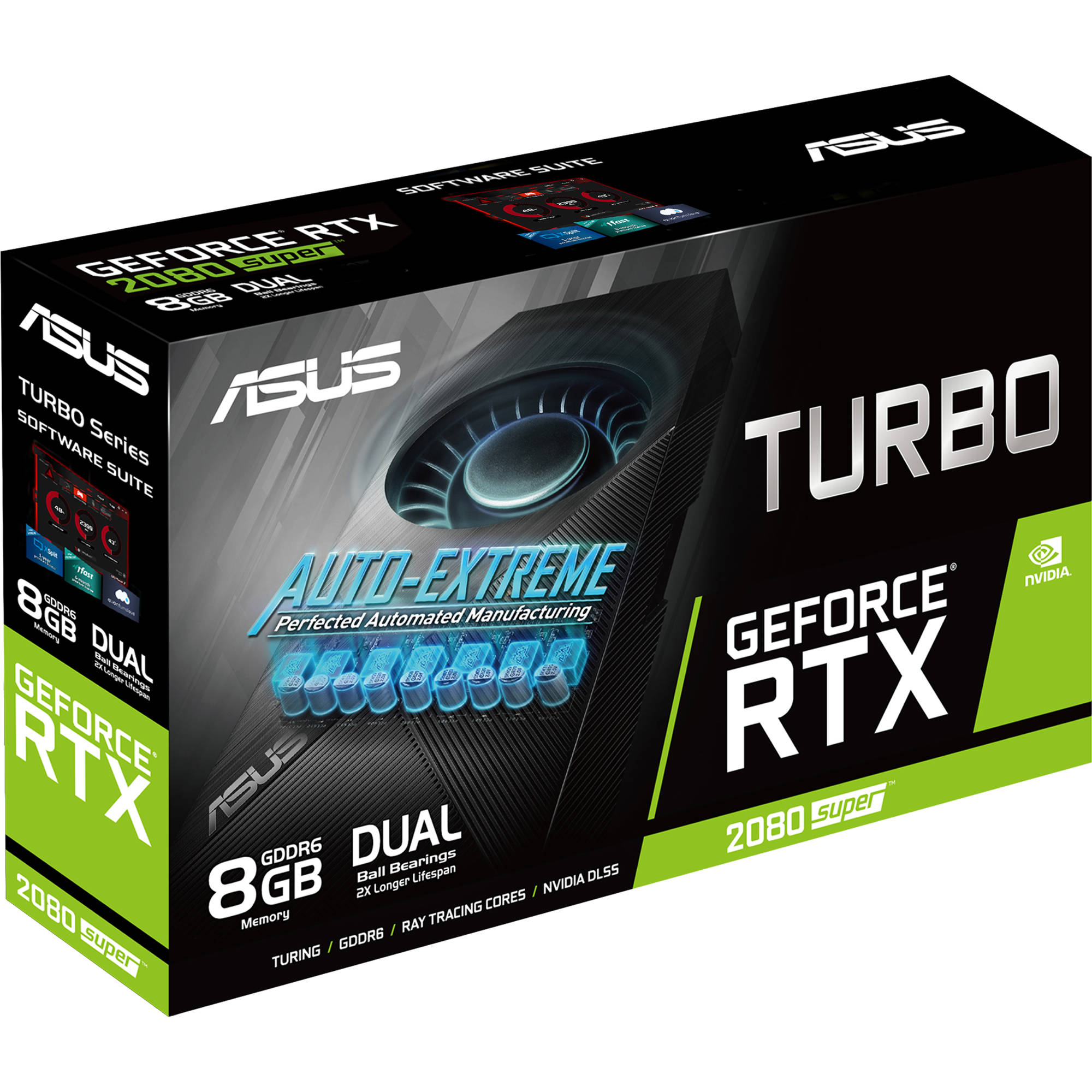 Asus GeForce Rtx 2080 Super 8G Turbo Edition GDDR6 PCI-E TURBO-RTX2080S-8G-EVO