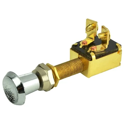 Heavy-Duty SPST Push-Pull Switch - Contoured Knob - ON/OFF