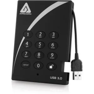 Apricorn 2TB Aegis Padlock USB 3.0 Encrypted SSD