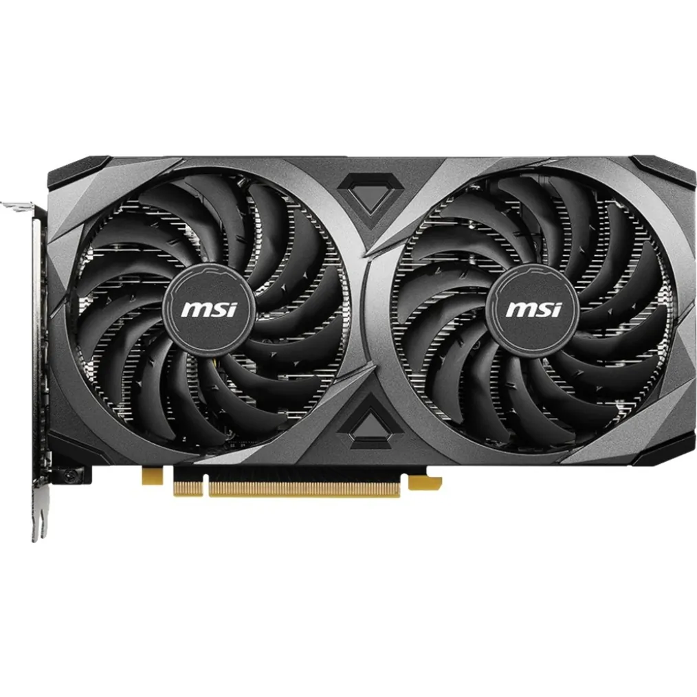 8GB MSI GeForce RTX 3060 TI Ventus 2x OC PCI-E LHR RTX 3060 TI Ventus 2x 8G OCV1 LHR