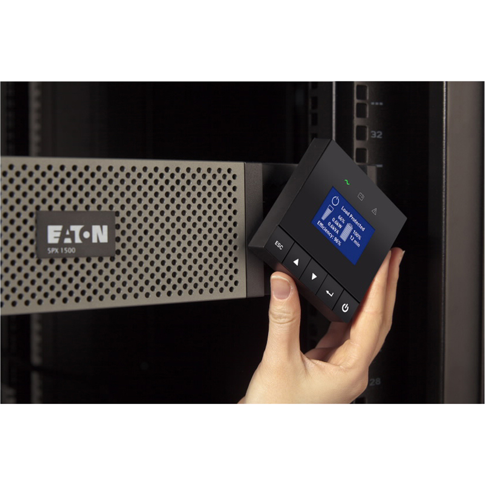 EATON 5PX UPS, 3000 VA, 2700 W, L5-30P INPUT, OUTPUTS: (6) 5-20R; (1) L5-30R, 12