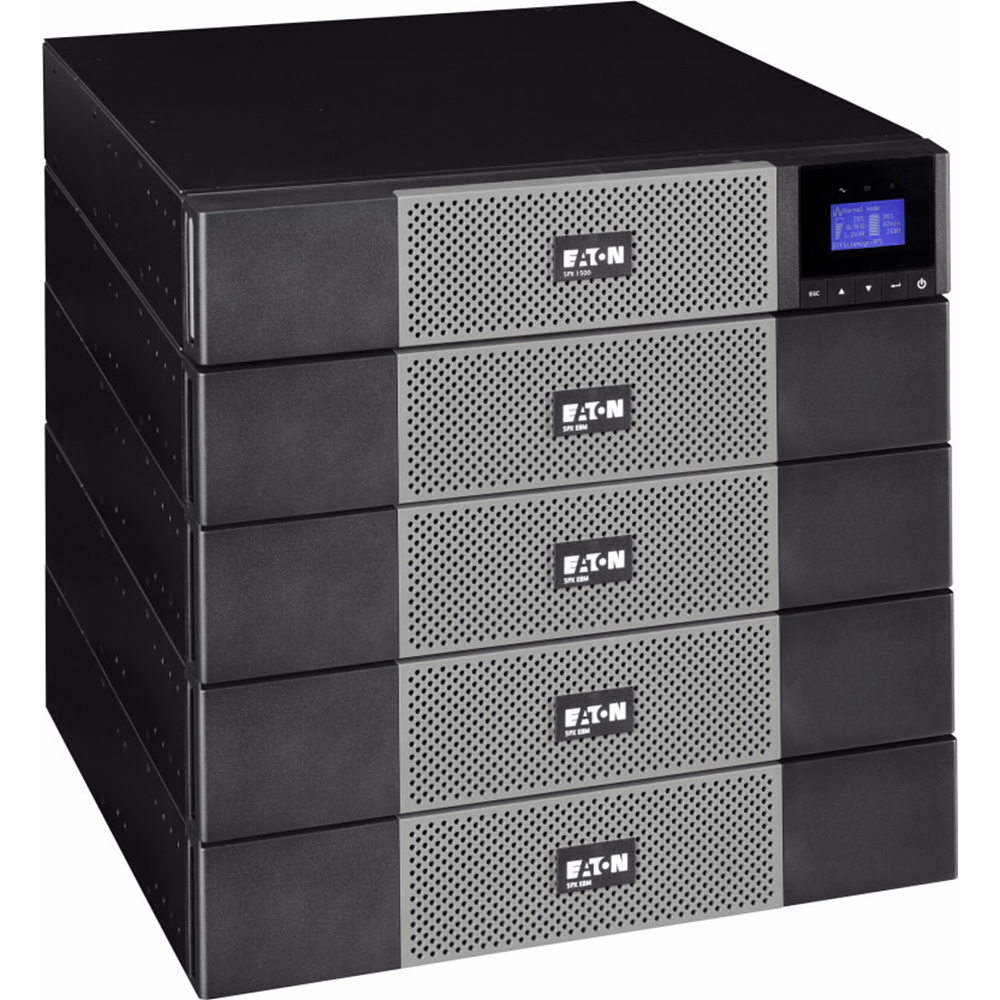 EATON 5PX UPS, 3000 VA, 2700 W, L5-30P INPUT, OUTPUTS: (6) 5-20R; (1) L5-30R, 12