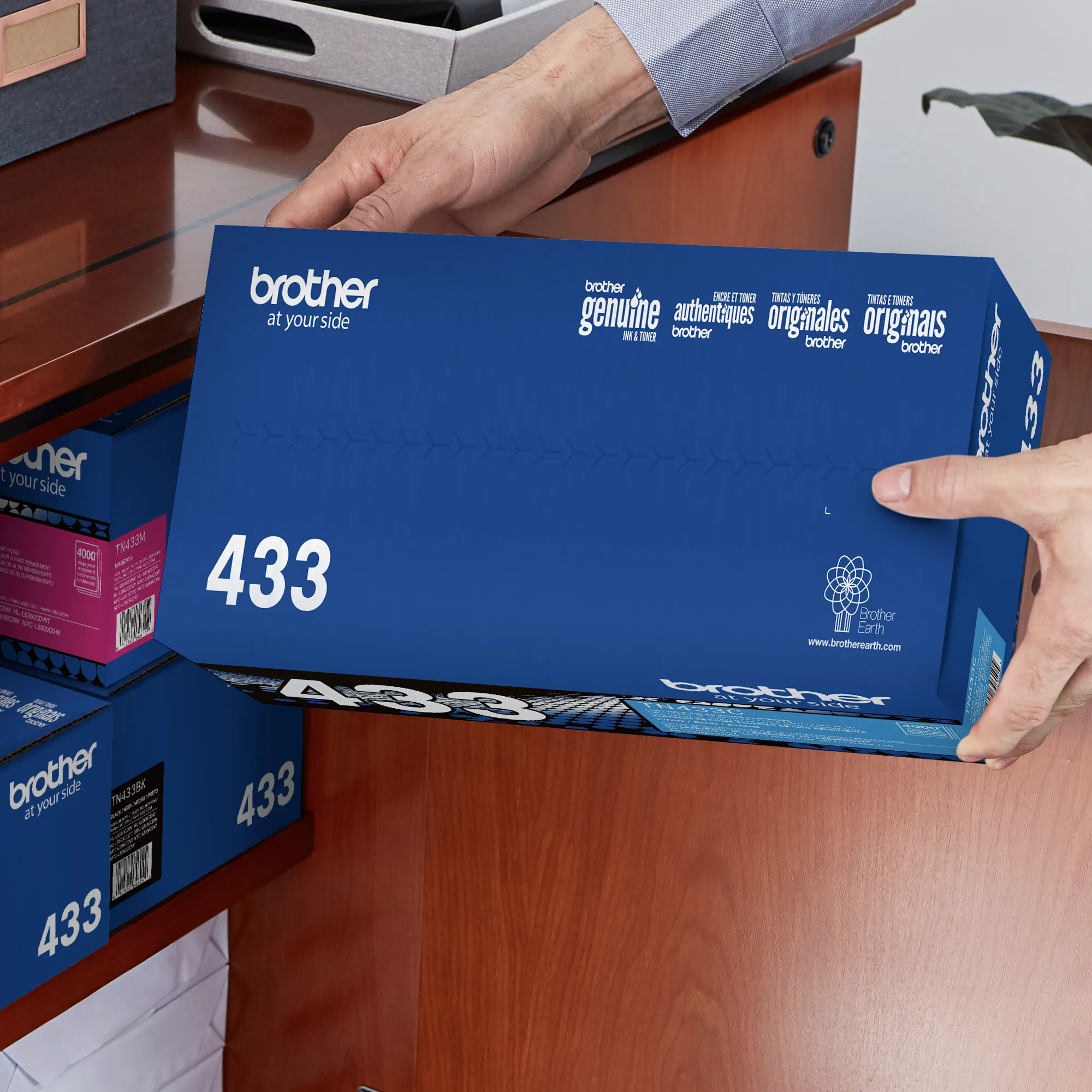 Brother TN433C High Yield Laser Toner Cartridge - Cyan - 1 Each - 4000 Pages