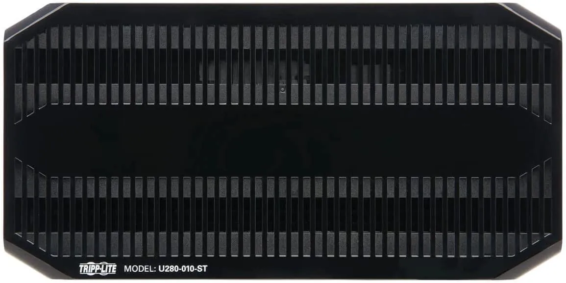 Tripp Lite 10-Port USB Charging Station Hub w Adjustable Storage Tablet / Smartphone / iPad / Iphone 5V 21A 105W - 12 V DC Input Voltage - 5 V DC Output Voltage - 2.40 A Output Current
