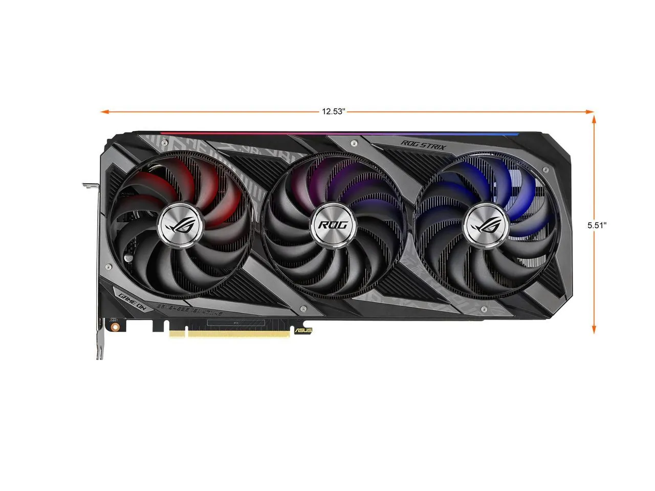 10GB Asus Rog STRIX GeForce Rtx 3080 V2 Oc Edition Gaming LHR PCI-E ROG-STRIX-RTX3080-O10G-V2-GAMING