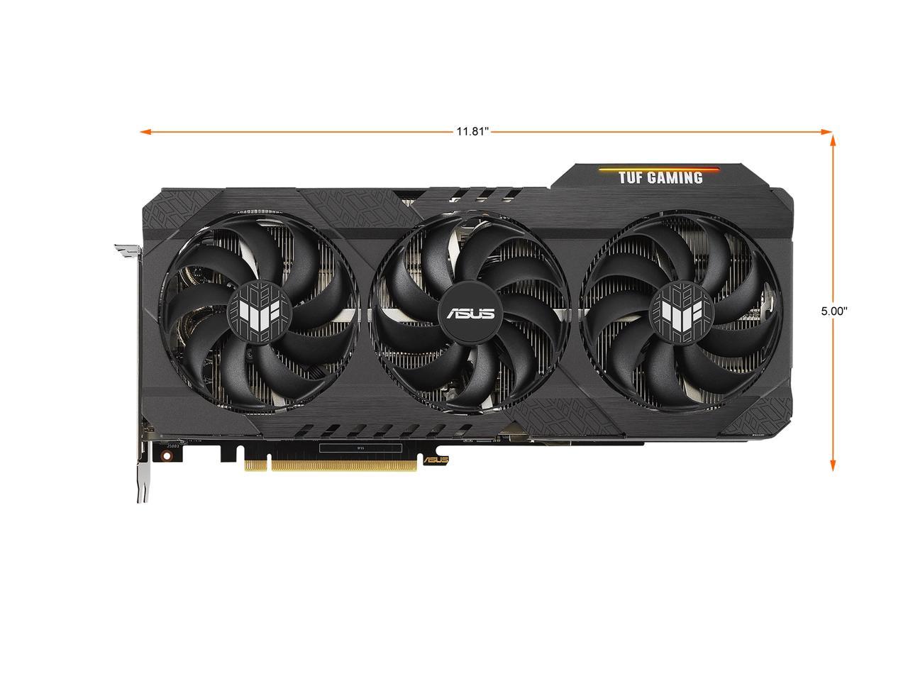 ASUS Video Card TUF-RTX3080TI-O12G-GAMING GeForce RTX 3080 TI 12GB Retail