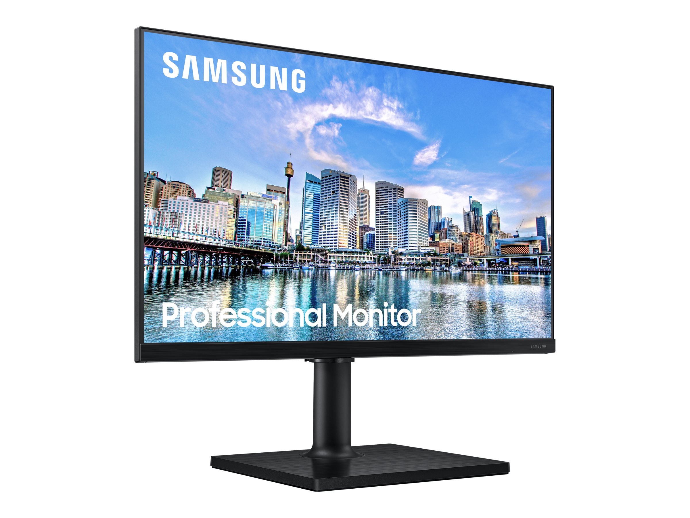 SAMSUNG, 24IN, 16:9, IPS PANEL, 75HZ, 1920X1080, FULLY ADJUSTABLE STAND, HDMIX2/DP/USB HUB, SPEAKER, 3 YR WRTY