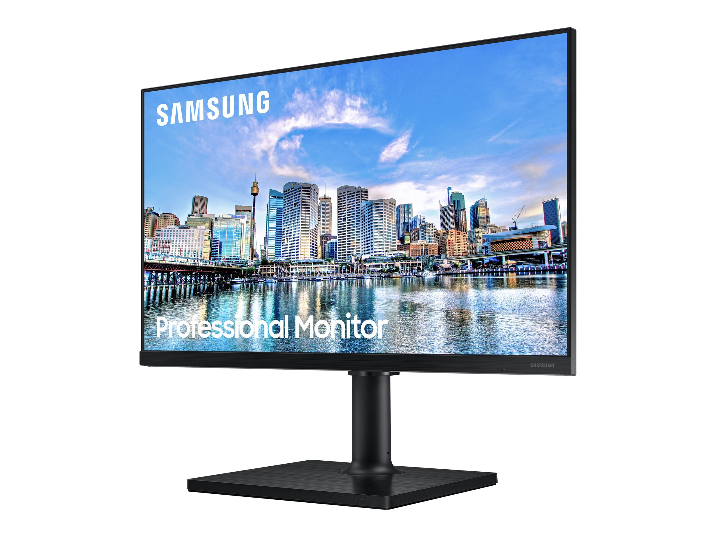 SAMSUNG, 24IN, 16:9, IPS PANEL, 75HZ, 1920X1080, FULLY ADJUSTABLE STAND, HDMIX2/DP/USB HUB, SPEAKER, 3 YR WRTY
