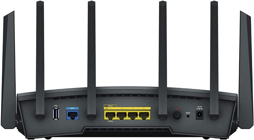 Synology Router RT6600ax Wi-Fi6 AX6600 router 2.5GbE WAN LAN port Retail
