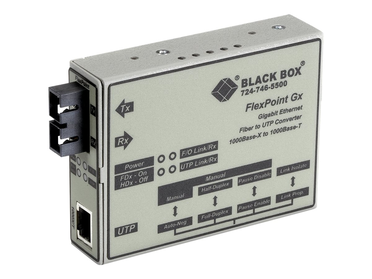 FLEXPOINT MODULAR MEDIA CONVERTER, GIGAB