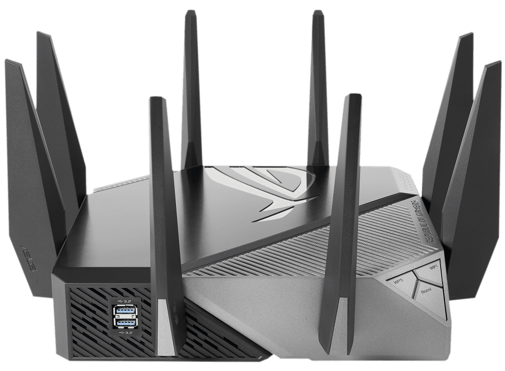 ASUS Router GT-AXE11000 ROG Rapture Tri-band WiFi 6E (802.11ax) gaming router