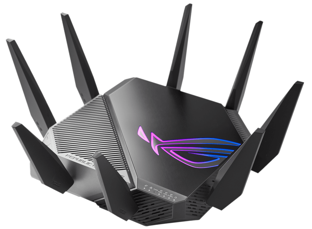 ASUS Router GT-AXE11000 ROG Rapture Tri-band WiFi 6E (802.11ax) gaming router