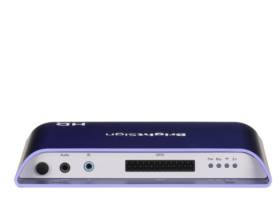 BRIGHTSIGN, H.265, FULL-HD, MAINSTREAM HTML5 PLAYER WITH STANDARD I/O PACKAGE, REPLACED HD223