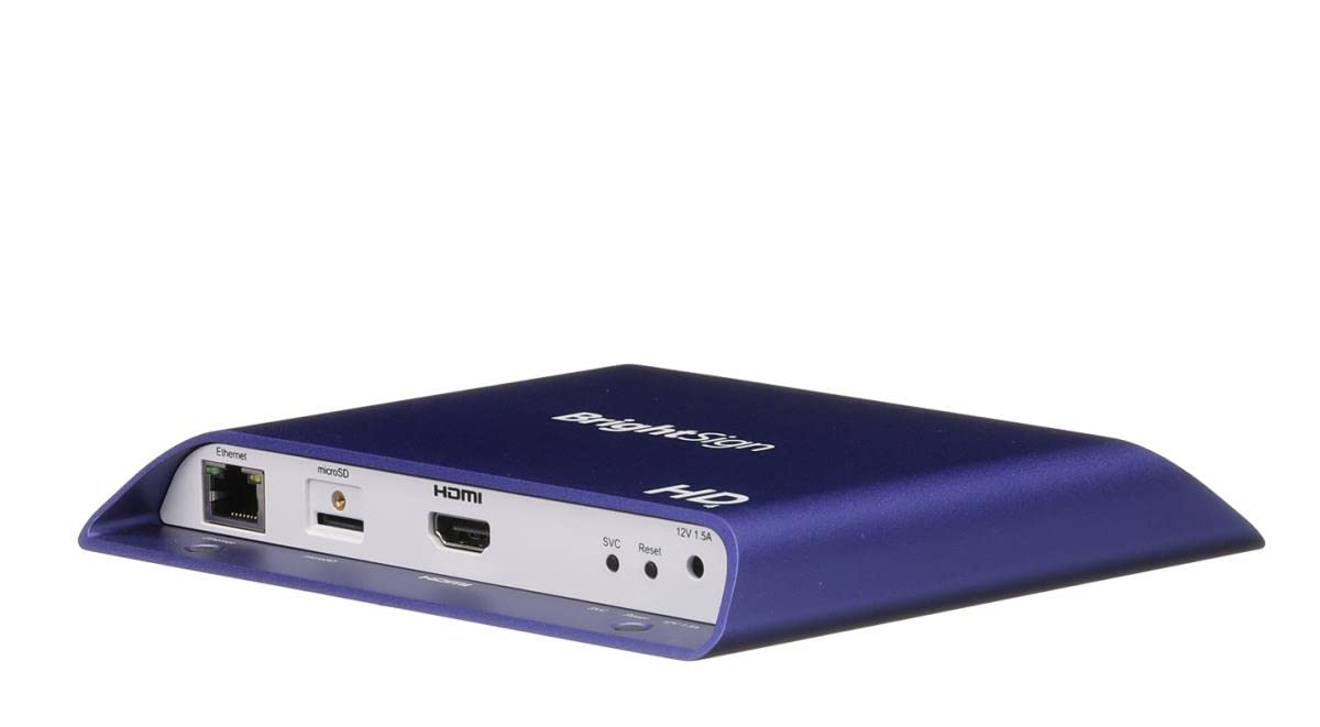 BRIGHTSIGN, H.265, FULL-HD, MAINSTREAM HTML5 PLAYER WITH STANDARD I/O PACKAGE, REPLACED HD223