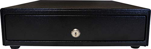 STAR MICRONICS, MCD4-1413BKC35, CASH DRAWER, BLACK 14WX13D, PRINTER DRIVEN, 3BILL-5COIN FOR CANADA, 2 MEDIA SLOTS, CABLE INCLUDED