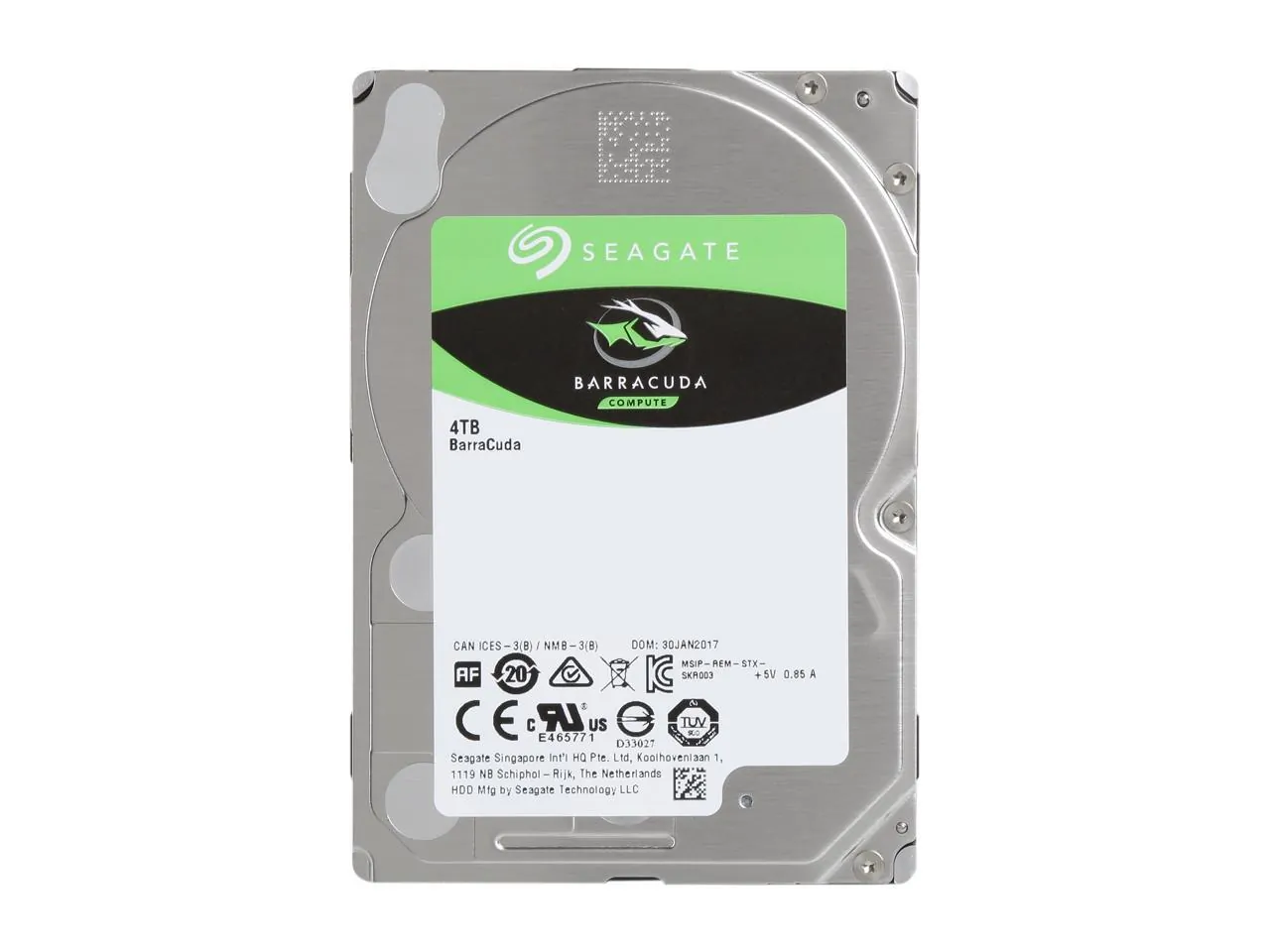 Seagate Barracuda ST4000LM024 4 TB 2.5 Internal Hard Drive - SATA - 5400rpm - 128 MB Buffer