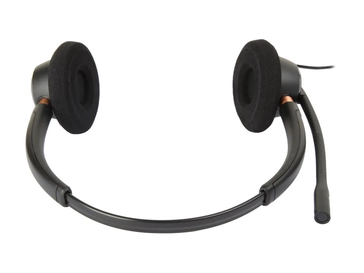 Plantronics Over-the-head Binaural Corded Headset - Stereo - Wired - Over-the-head - Binaural - Supra-aural - Noise Cancelling Microphone