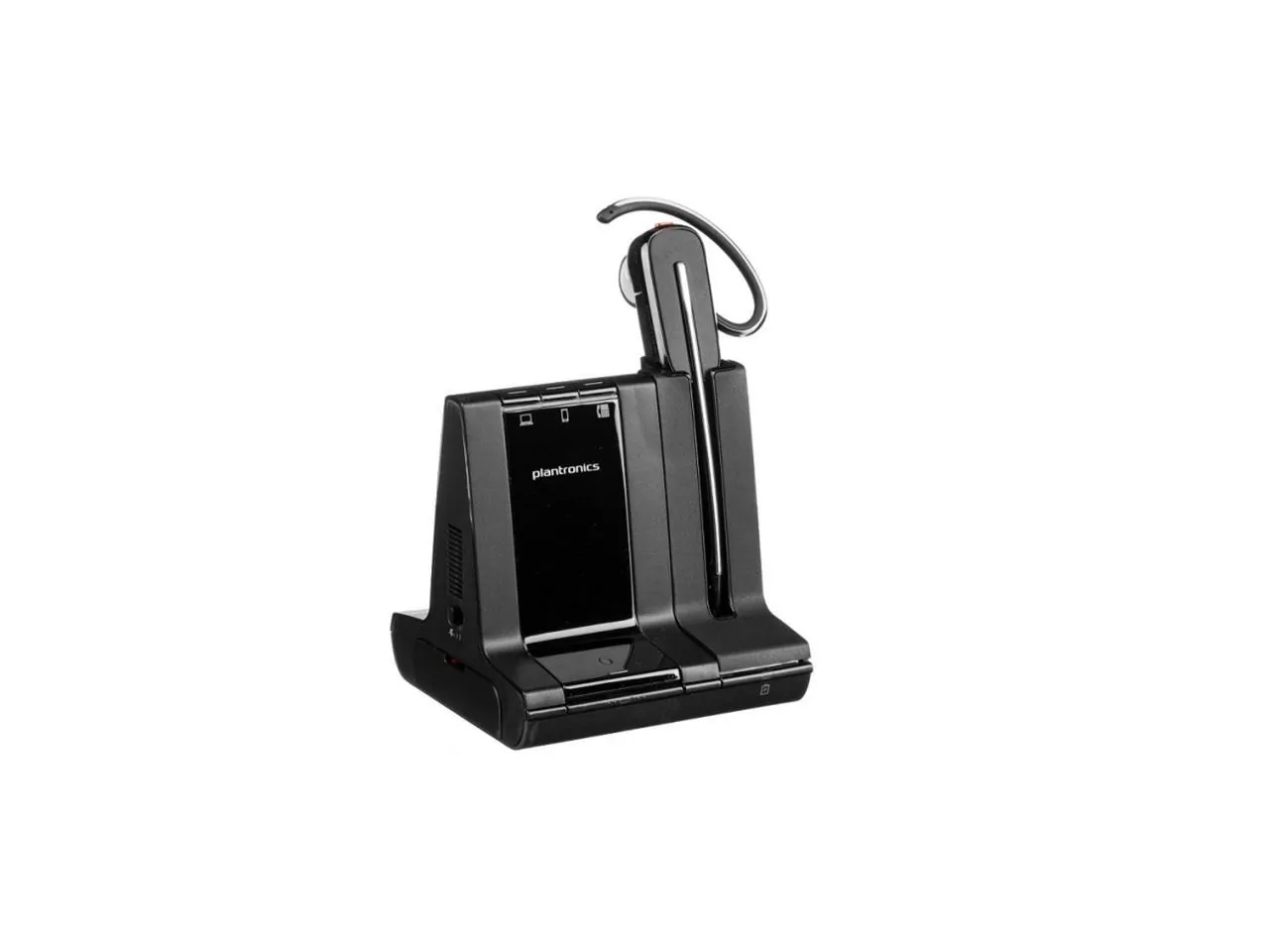 Plantronics Savi 8240 Office Headset - Mono - Wireless - Bluetooth - Monaural - Noise Canceling - Black