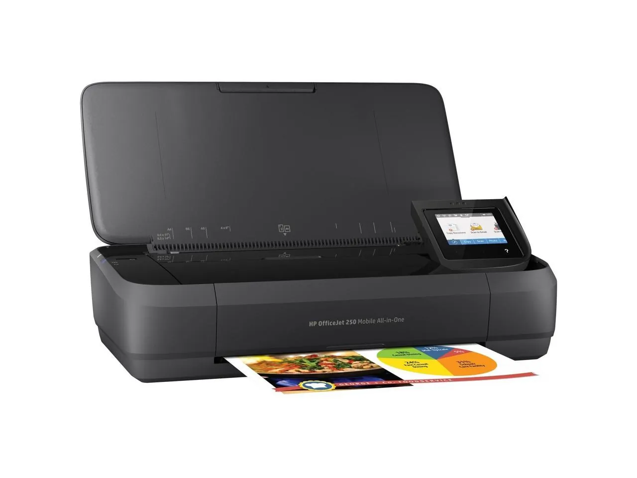 HP OfficeJet 250 Mobile InkJet All-in-One Wireless Color Printer USB CZ992A#B1H