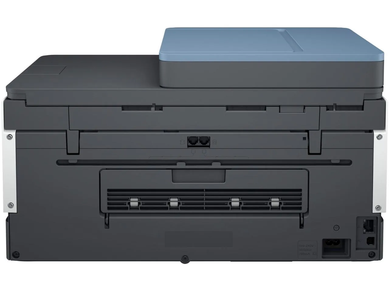 HP Smart Tank 7602 Wireless Inkjet Multifunction Printer - Color - White - Copier/Fax/Printer/Scanner - 4800 x 1200 dpi Print - Automatic Duplex Print - Up to 6000 Pages Monthly - Color Flatbed Scanner - 1200 dpi Optical Scan - Color Fax - Gigabit Ethernet Ethernet - Wireless LAN - Apple AirPrint, Mopria, HP Print Service Plugin, Wi-Fi Direct - USB - 1 Each - For Plain Paper Print