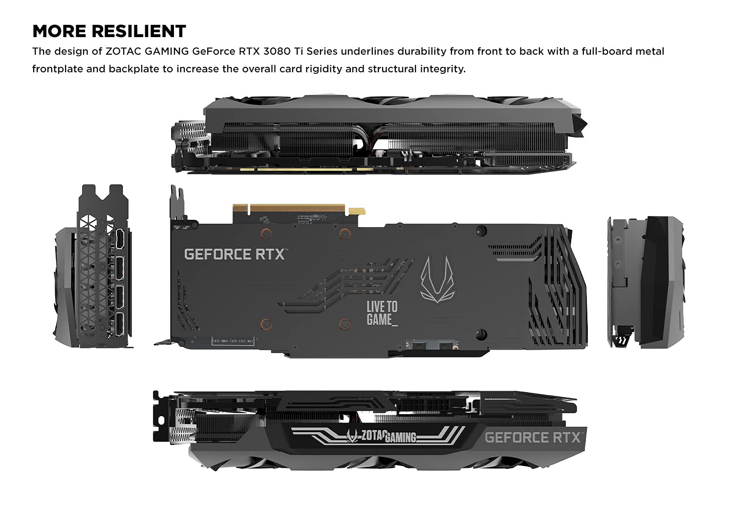 Zotac VCX ZT-A30810D-10P GeForce RTX3080 Ti Trinity 12GB GDDR6X 384Bit HDMI DP