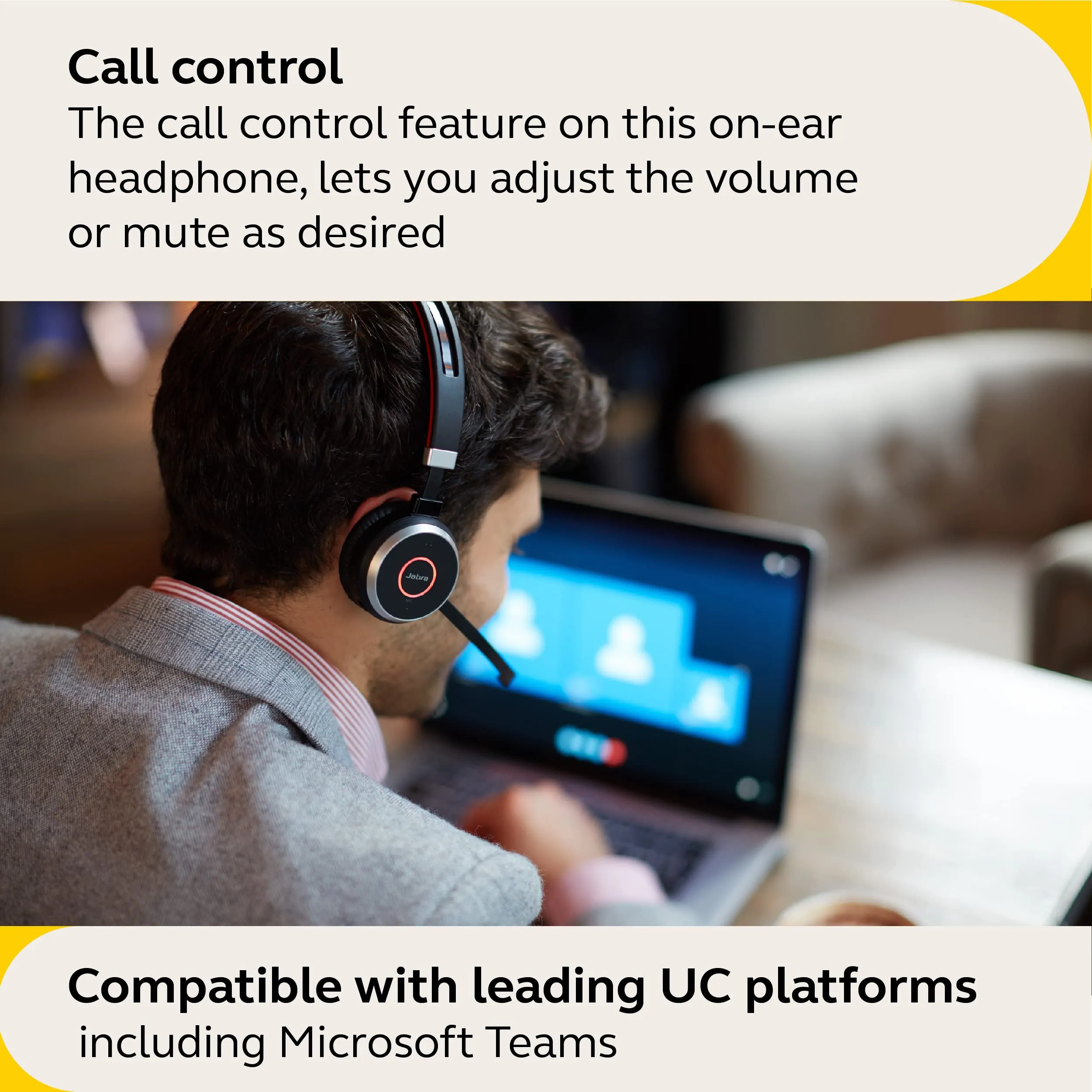 Jabra Evolve 65 SE- Link380a UC Stereo