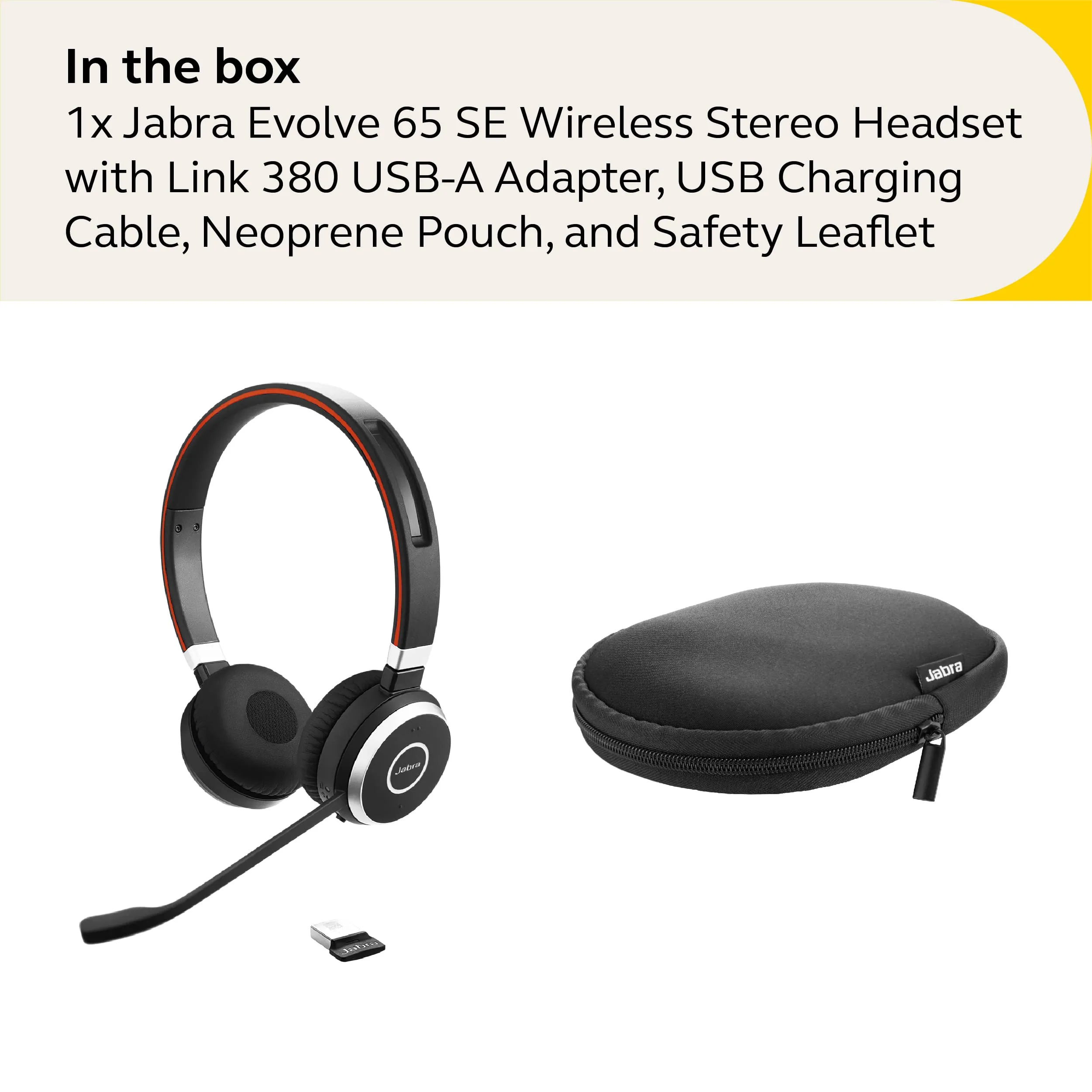 Jabra Evolve 65 SE- Link380a UC Stereo