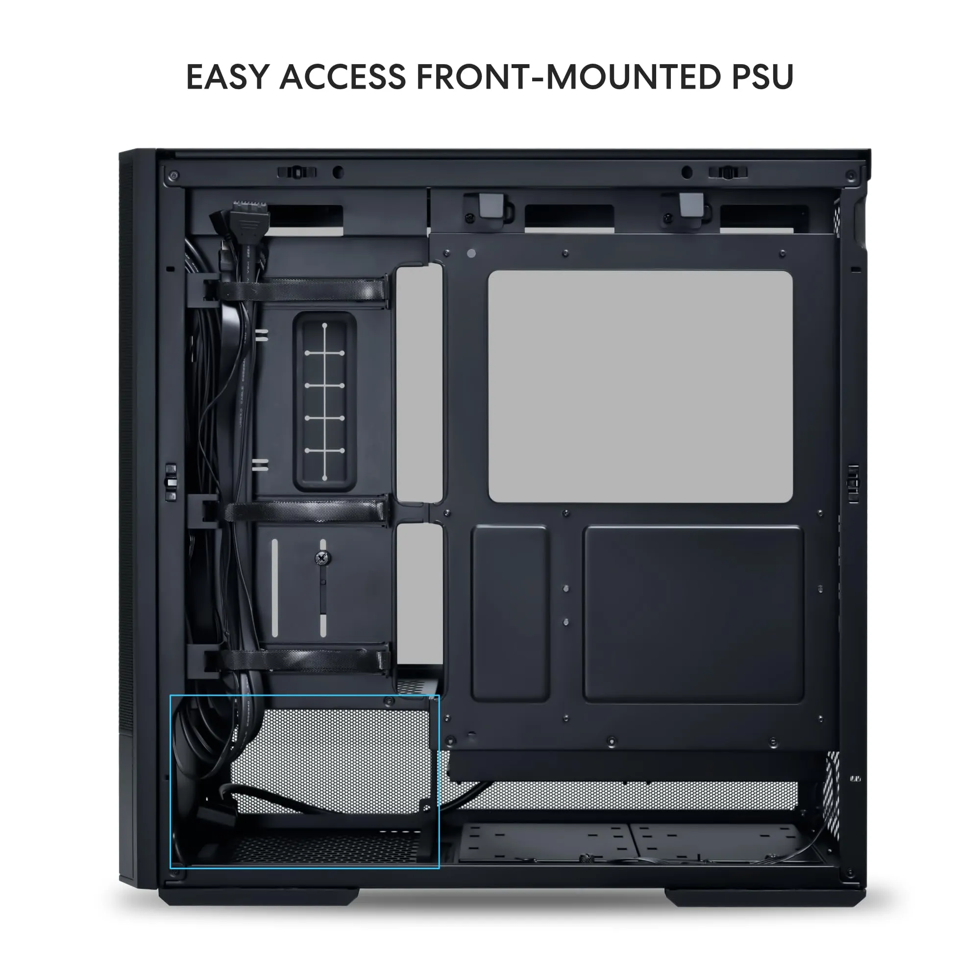 LIAN LI LANCOOL 207 Black / Steel / Tempered Glass ATX Mid Tower Computer Case - LANCOOL 207 RX