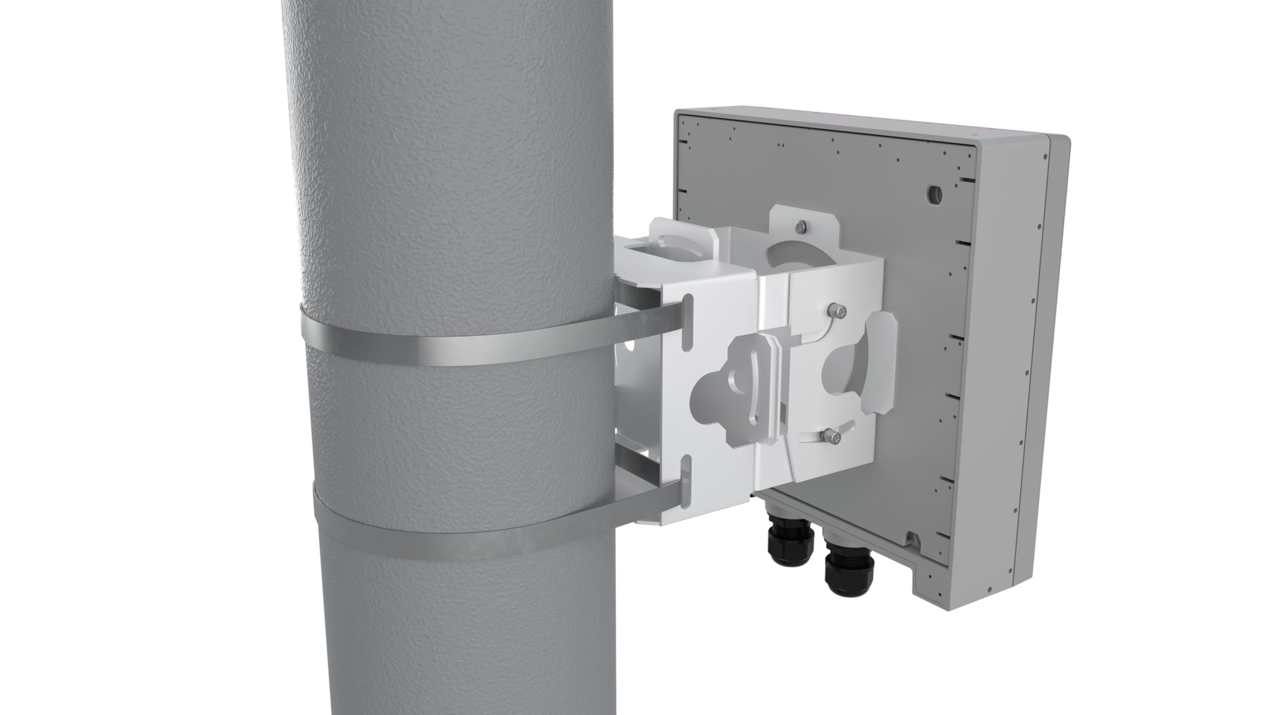 Outdoor Tri Radio WiFi 6E AP (4x4:4) 2.4 GHz 5GHz 6GHz & Multirate Port Internal Omni Antennas Mounting Sold Separately Domain: World Sku