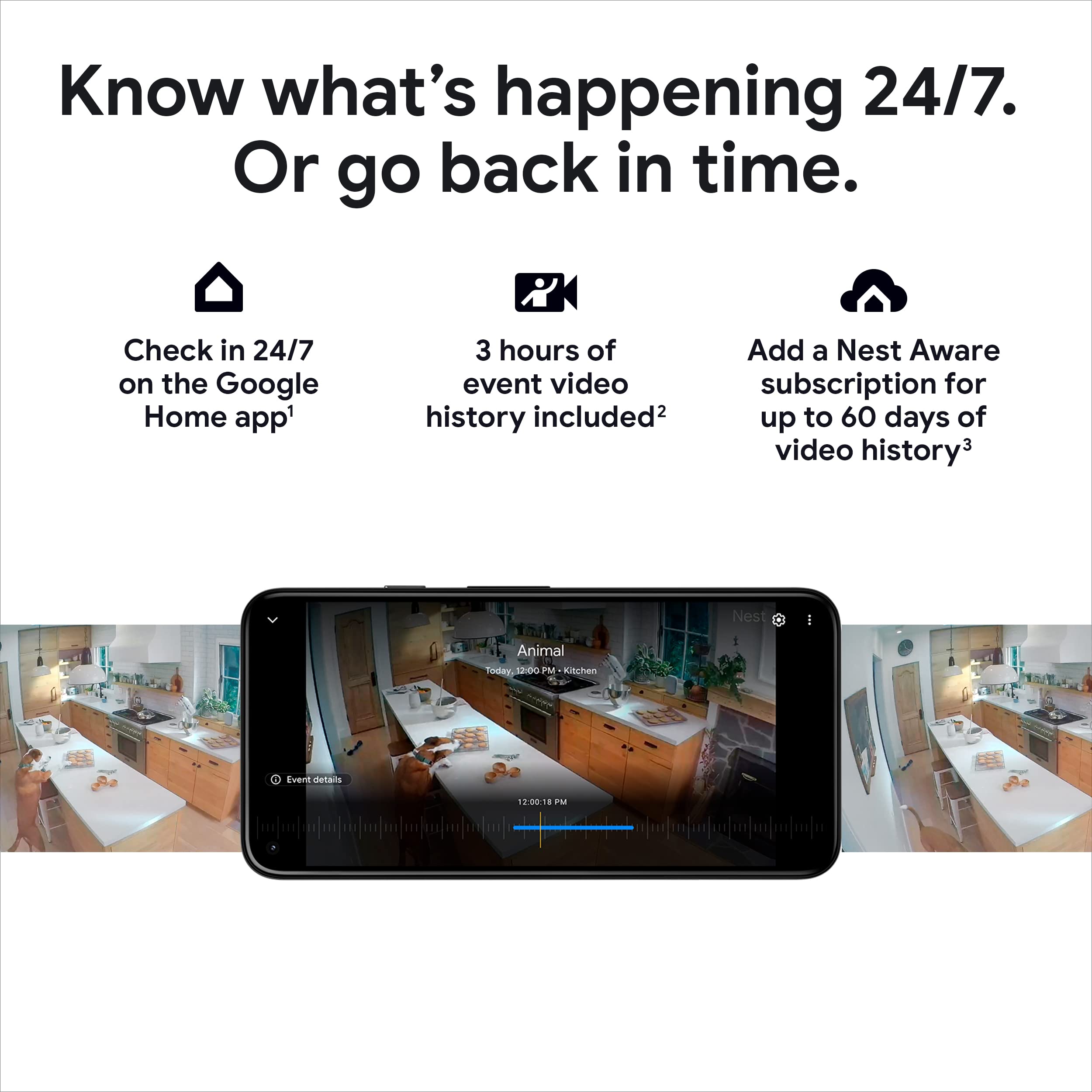 REMAN ENGINE GOOGLE NEST INDOOR OUTDOOR CAMERA 2-PACK WHITE