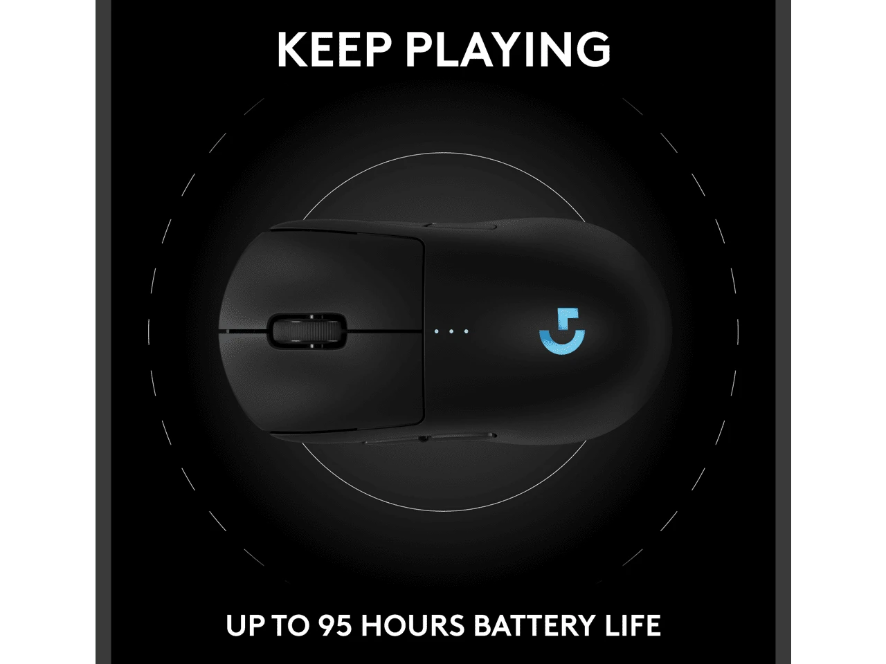 Logitech G PRO Wireless Gaming Mouse - Black