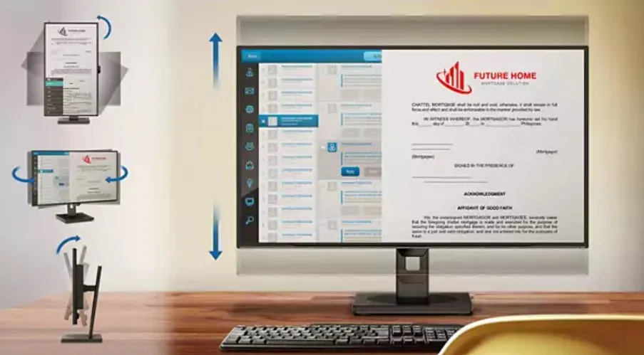 27-Inch Full HD LED Monitor with Adjustable Stand