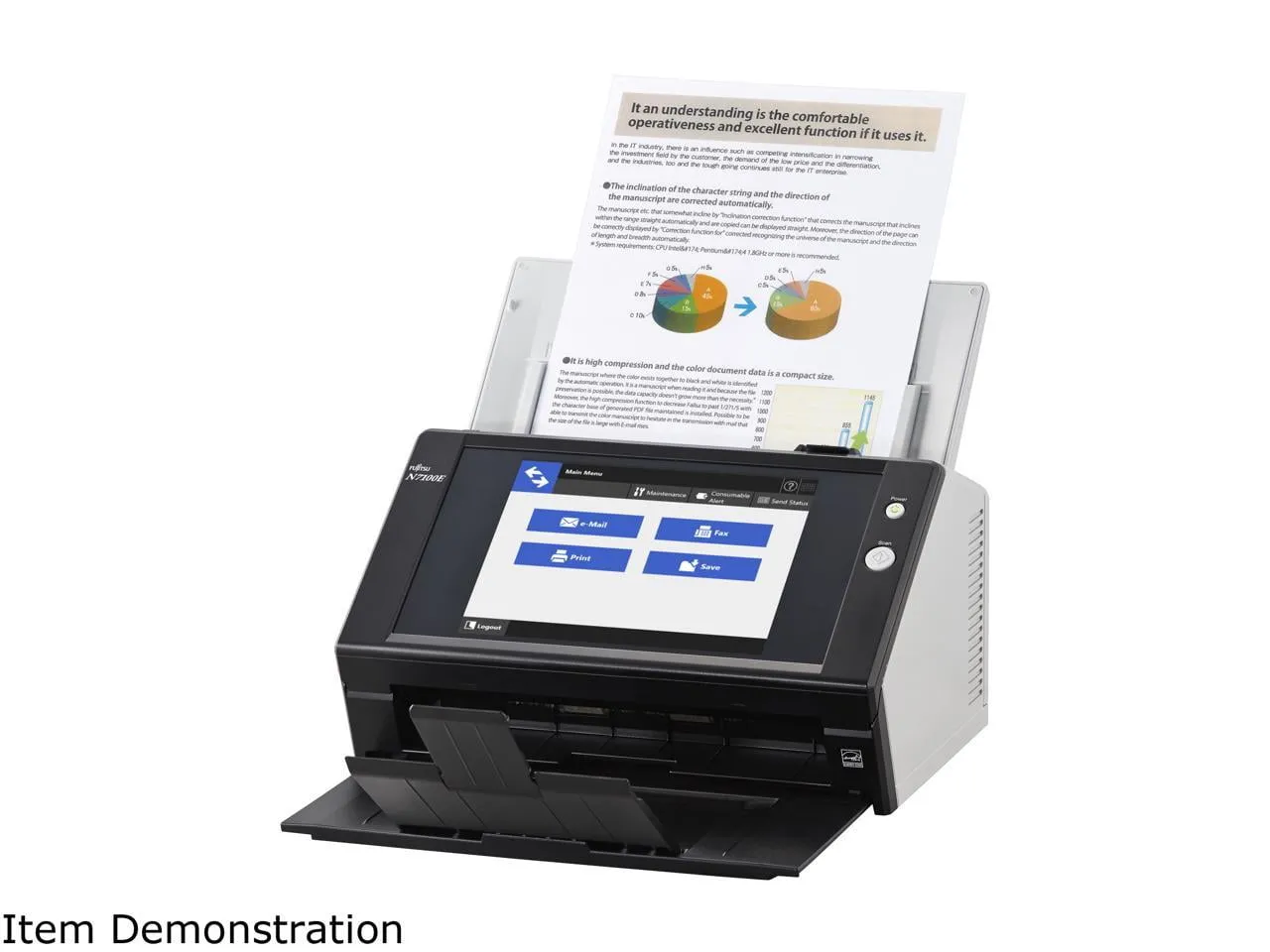 Fujitsu Image N7100E Document Wi-Fi Network Scanner PA03706-B505